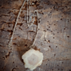 Prachtige zilveren ketting met solarkwarts hanger Hexagon - Afbeelding 2