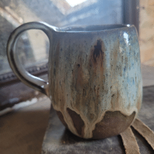 handgemaakte grote mok WinterGlow