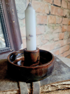 handgemaakte kandelaar Bronze